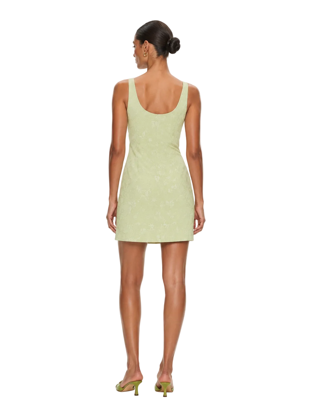 Pistaccio Swoop Neck Mini